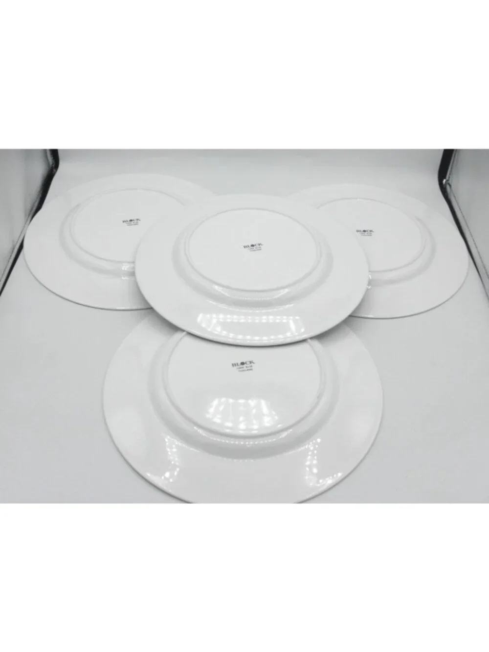 York Blue by Block Dinner Plates 10 5/8 inches Set of 4 Pattern BLOYOB